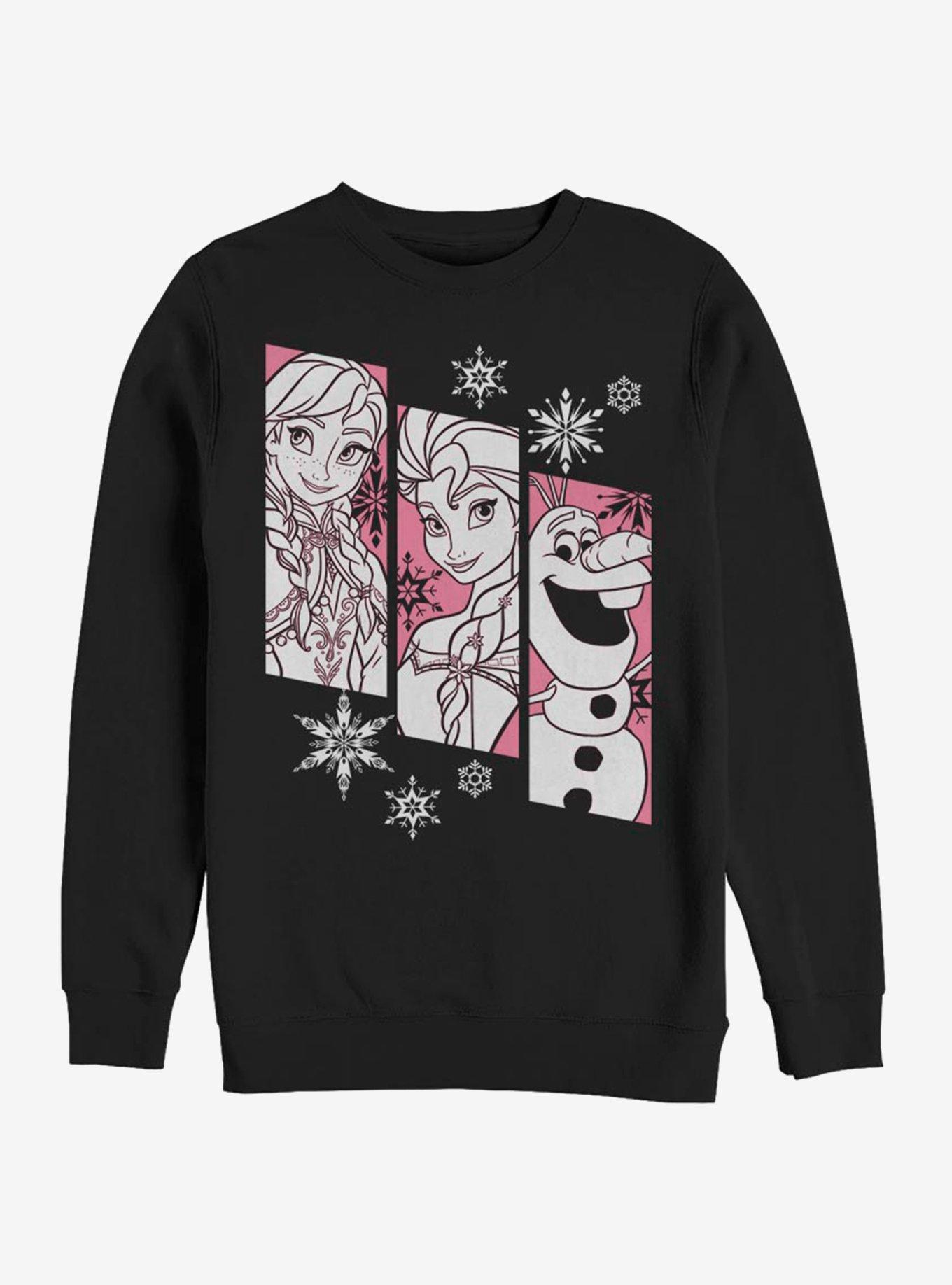 Disney Frozen Snow Trio Sweatshirt, , hi-res