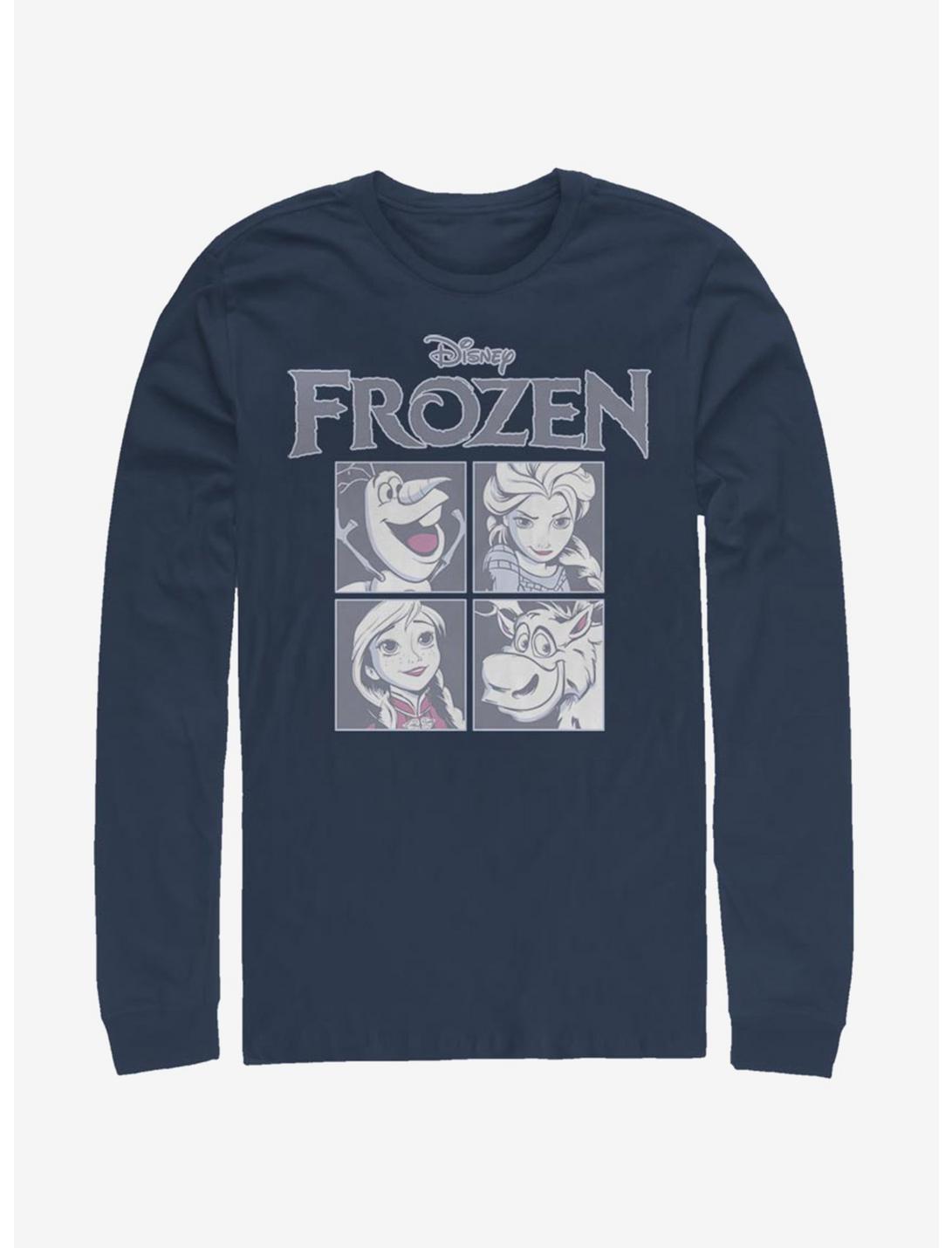 Disney Frozen Ice Cubes Long-Sleeve T-Shirt, NAVY, hi-res