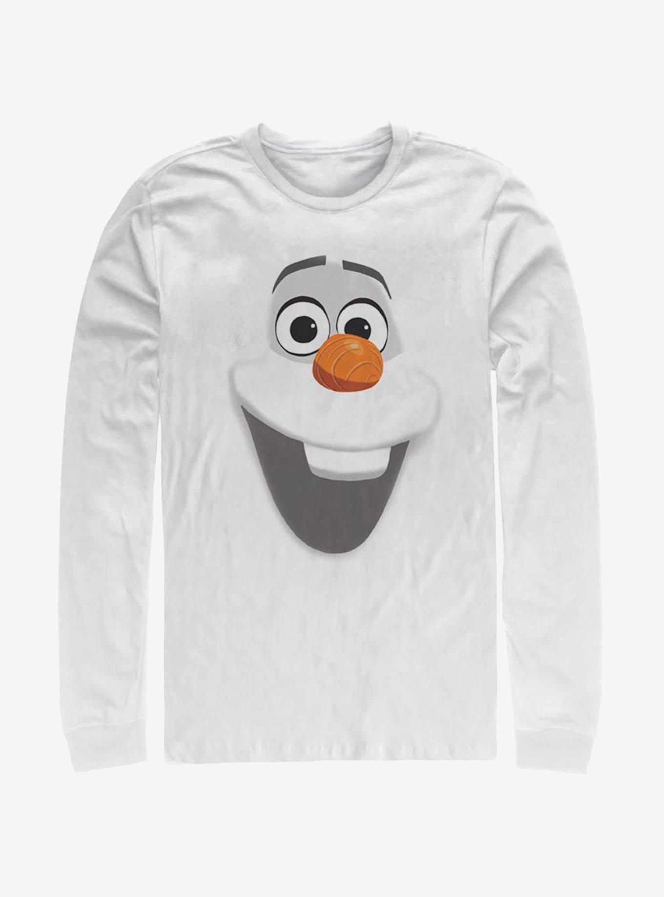 Disney Frozen Olaf Face Long-Sleeve T-Shirt, , hi-res