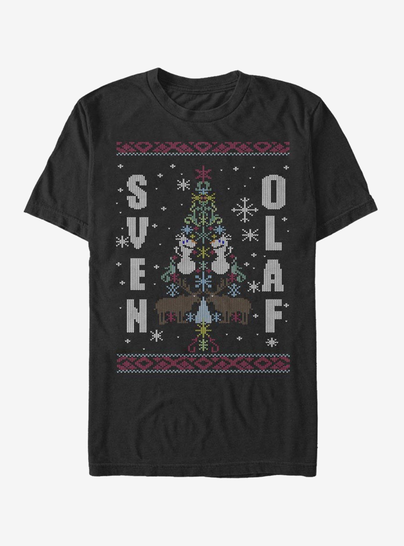 Disney Frozen Sven And Olaf T-Shirt, BLACK, hi-res