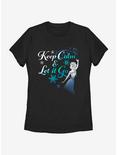Disney Frozen Keep Calm And Let It Go Womens T-Shirt, BLACK, hi-res
