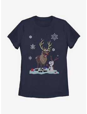 Disney Frozen Olaf And Sven Dress Up Womens T-Shirt, , hi-res