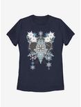 Disney Frozen Snowflake Boho Womens T-Shirt, NAVY, hi-res