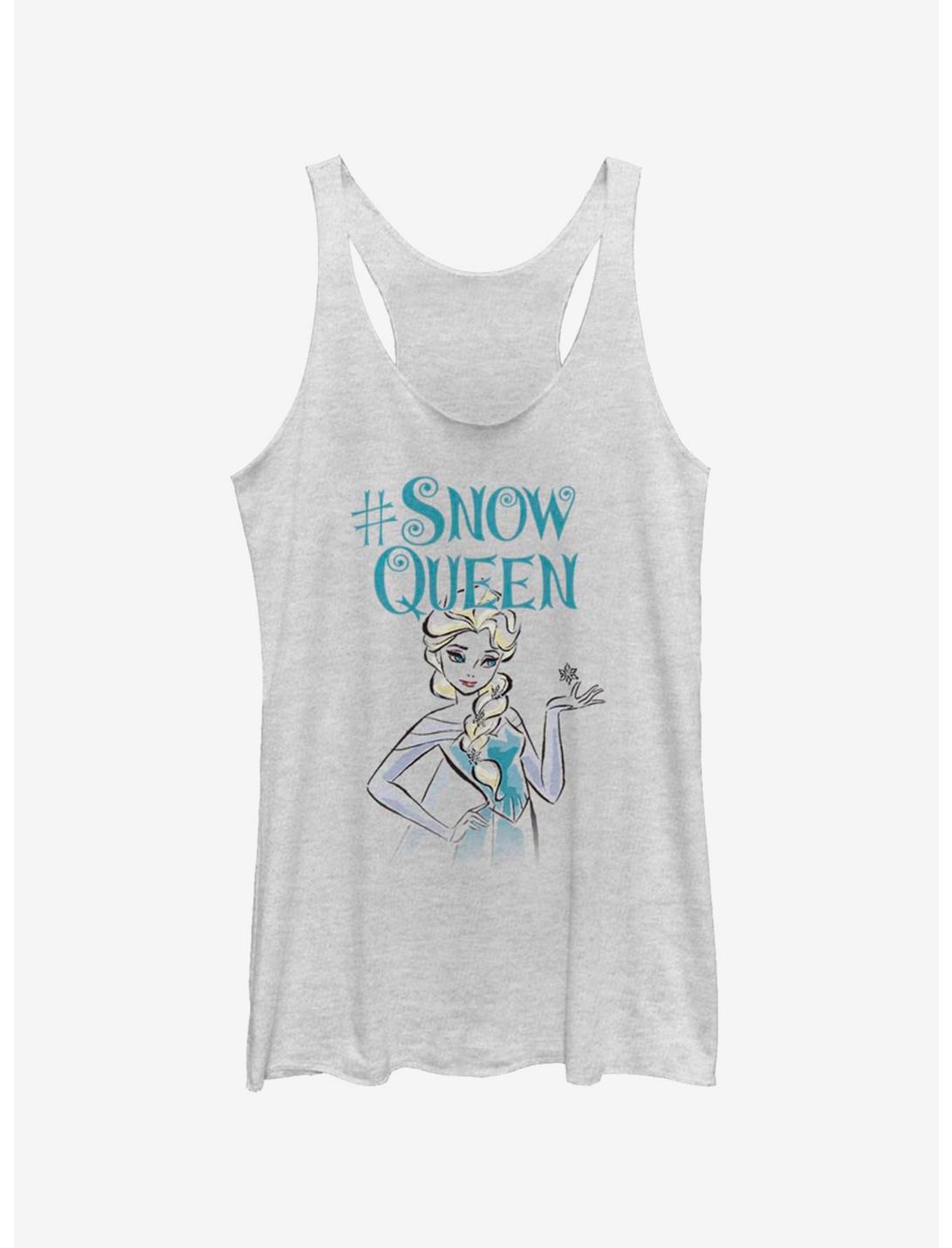 Disney Frozen Elsa Queen Womens Tank Top, WHITE HTR, hi-res