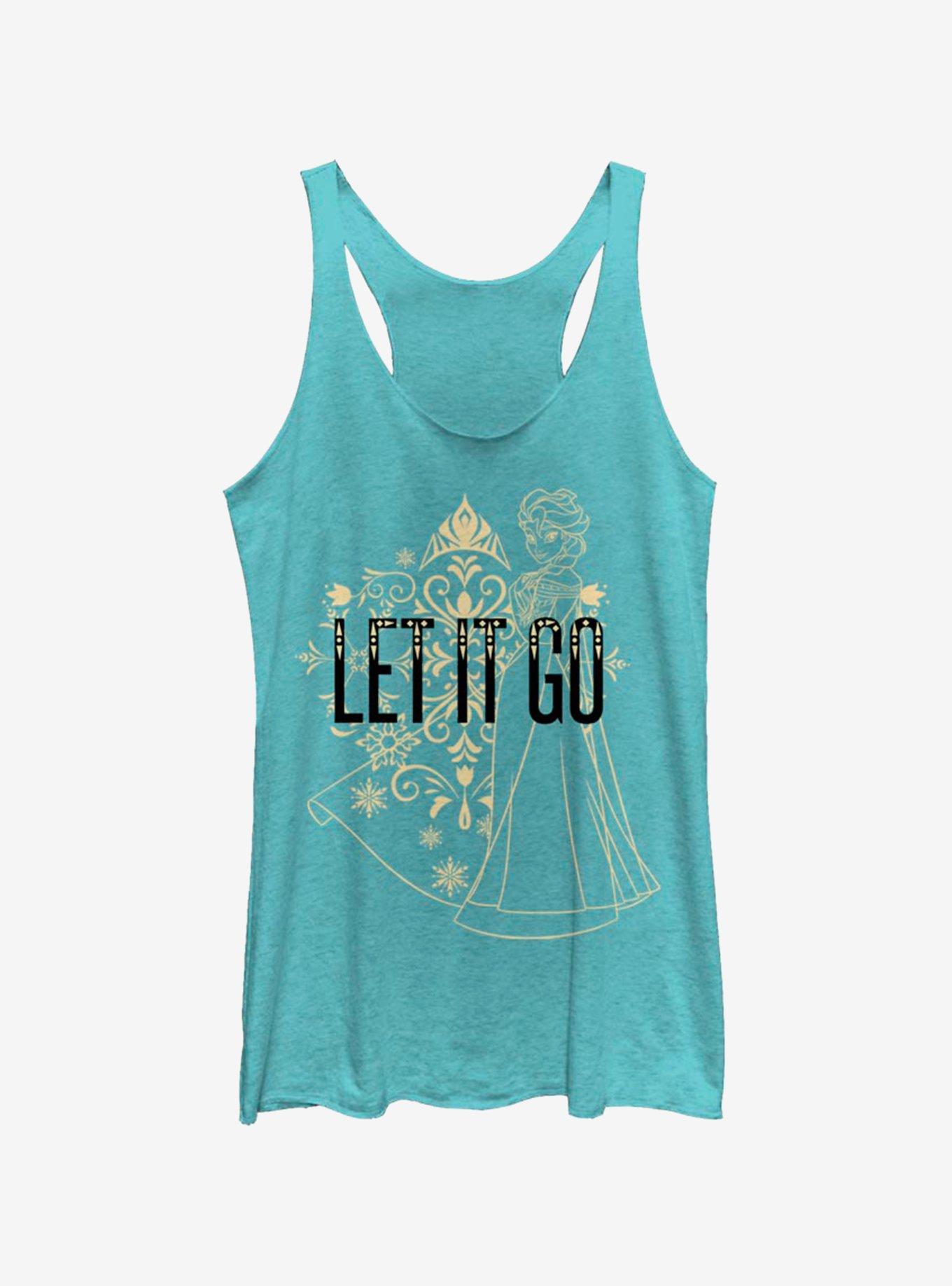 Disney Frozen Let It Go Elsa Sketch Womens Tank Top, , hi-res