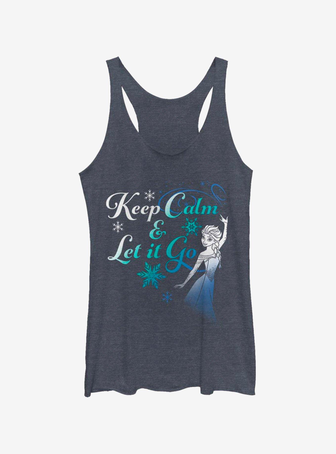 Disney Frozen Keep Calm And Let It Go Womens Tank Top, , hi-res