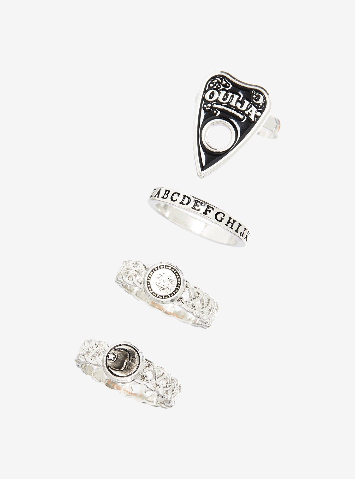 Spirit Board Ring Set Hot Topic