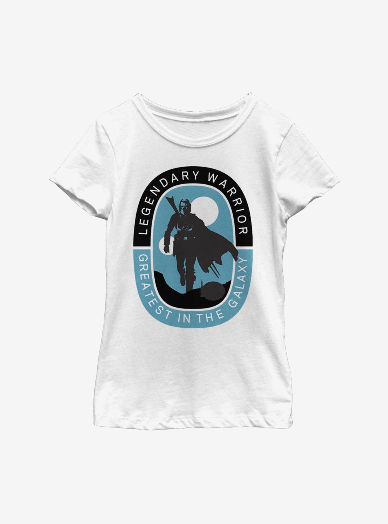 Star Wars The Mandalorian Legendary Warrior Youth Girls T-Shirt, , hi-res