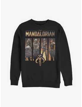 Star Wars The Mandalorian Character Panels Sweatshirt, , hi-res
