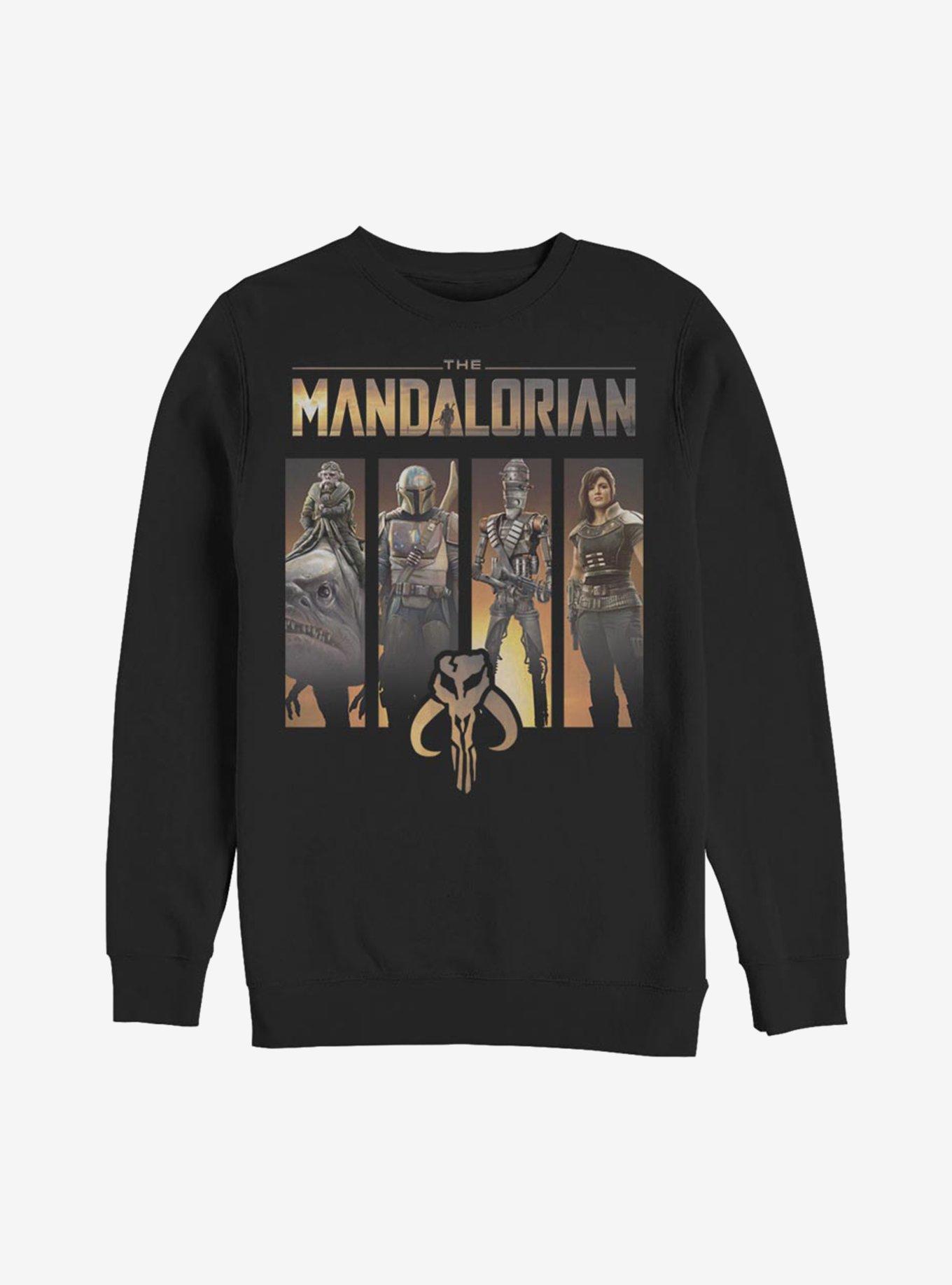 Star Wars The Mandalorian Character Panels Sweatshirt, , hi-res