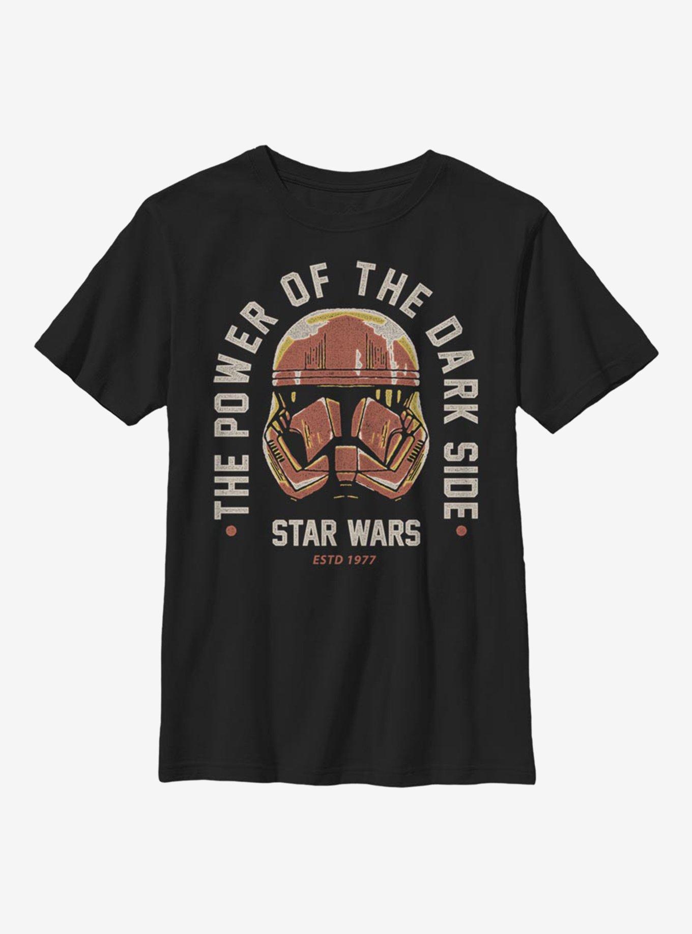 Star Wars Episode IX The Rise Of Skywalker Dark Side Power Youth T-Shirt, BLACK, hi-res