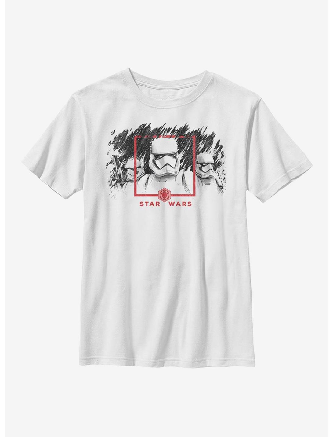 Star Wars Episode IX The Rise Of Skywalker Dawn Patrol Youth T-Shirt, WHITE, hi-res