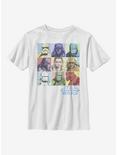 Star Wars Episode IX The Rise Of Skywalker Pastel Rey Boxes Youth T-Shirt, WHITE, hi-res