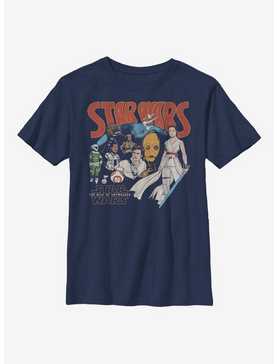 Star Wars Episode IX The Rise Of Skywalker Retro Buddies Youth T-Shirt, , hi-res