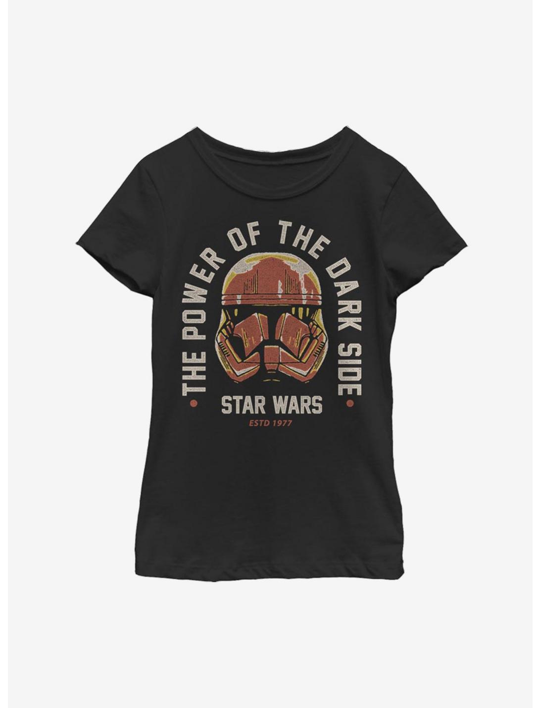 Star Wars Episode IX The Rise Of Skywalker Dark Side Power Youth Girls T-Shirt, BLACK, hi-res