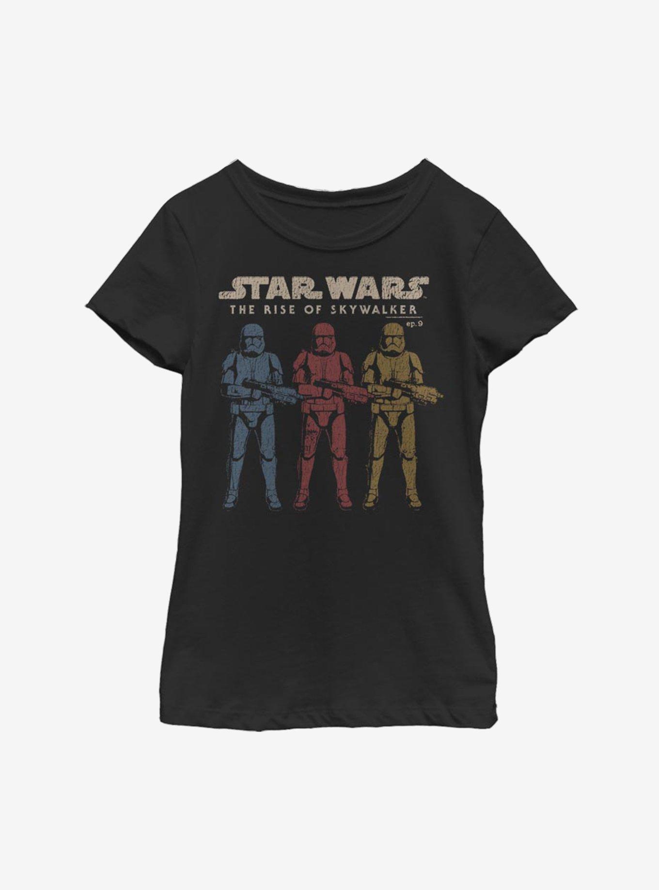 Star Wars Episode IX The Rise Of Skywalker Color Guards Youth Girls T-Shirt, , hi-res