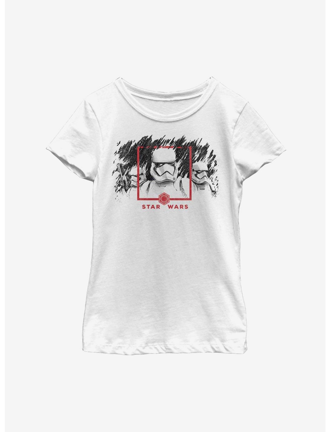 Star Wars Episode IX The Rise Of Skywalker Dawn Patrol Youth Girls T-Shirt, WHITE, hi-res