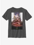 Star Wars Episode IX The Rise Of Skywalker Last Poster Youth T-Shirt, CHAR HTR, hi-res