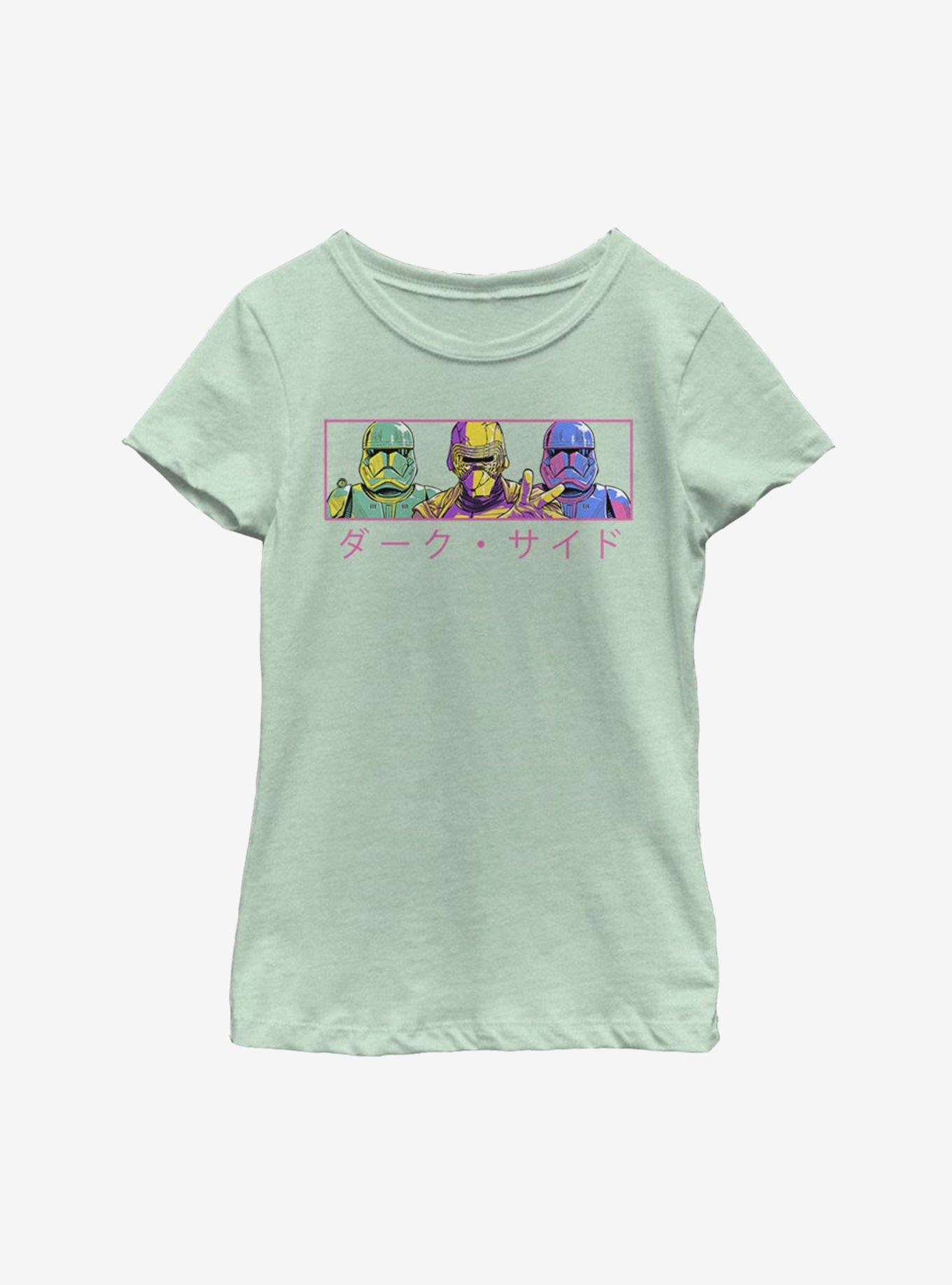 Star Wars Episode IX: The Rise Of Skywalker Line Up Japanese Text Youth Girls T-Shirt, , hi-res