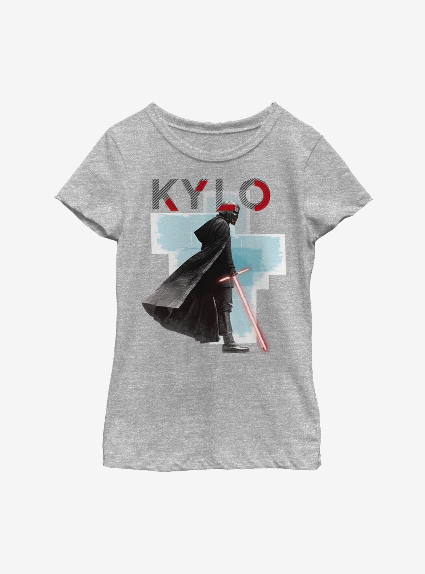 Star Wars Episode IX The Rise Of Skywalker Kylo Red Mask Youth Girls T-Shirt, , hi-res