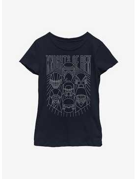 Star Wars Episode IX The Rise Of Skywalker Simple Outlines Youth Girls T-Shirt, , hi-res
