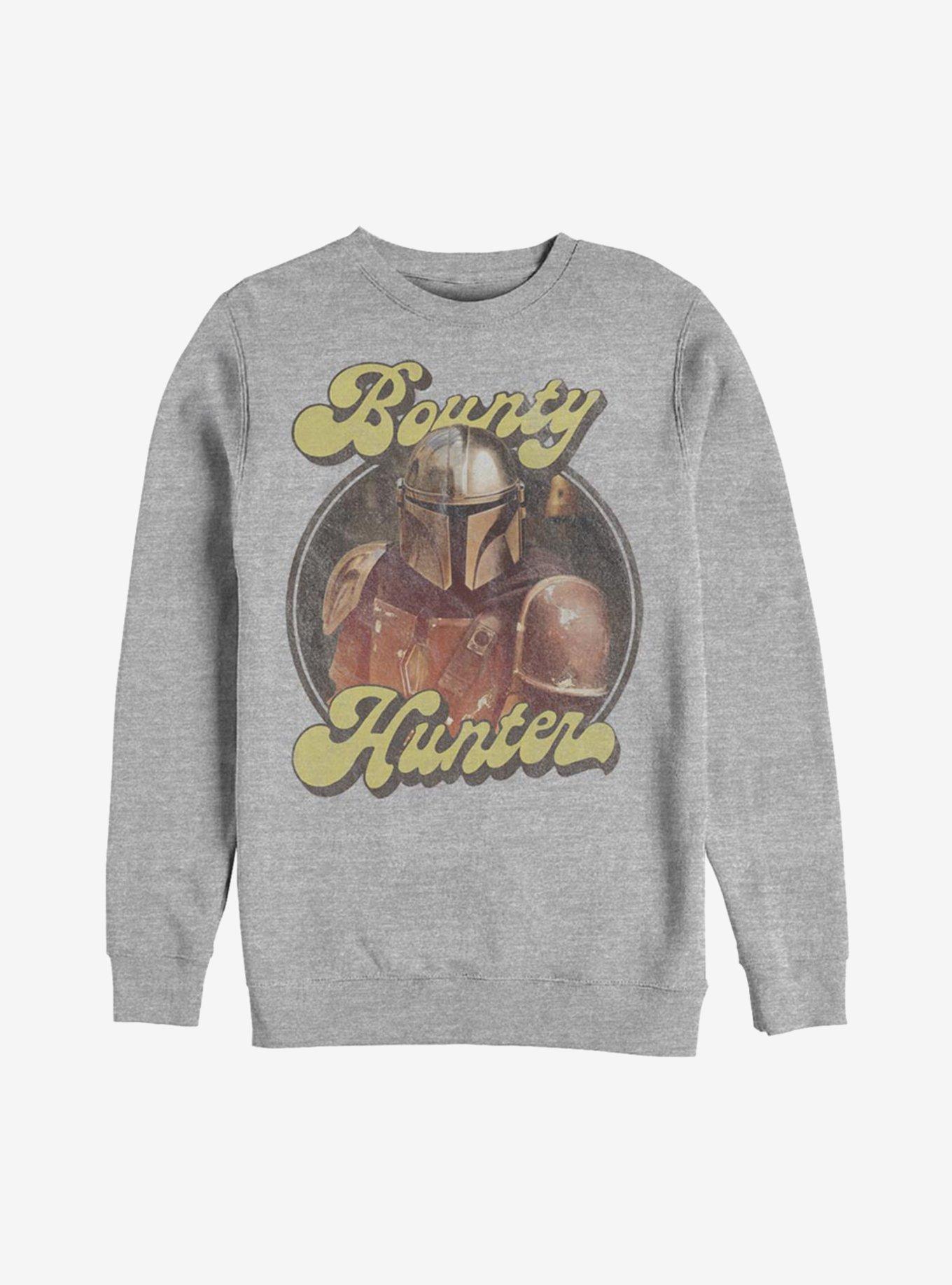Star Wars The Mandalorian Bounty Retro Sweatshirt, ATH HTR, hi-res