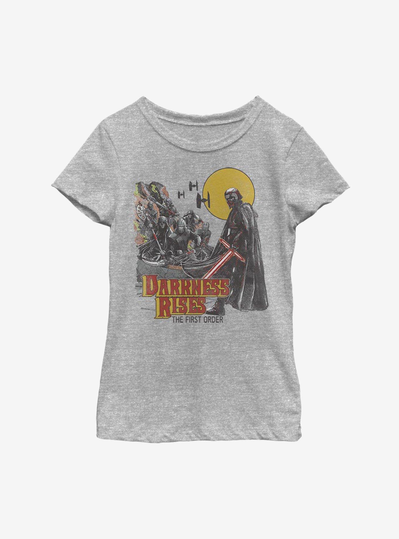 Star Wars Episode IX The Rise Of Skywalker Darkness Rising Youth Girls T-Shirt, , hi-res