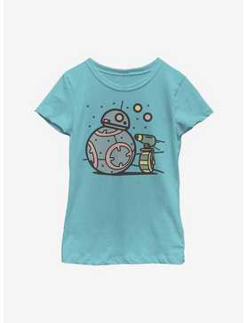 Star Wars Episode IX The Rise Of Skywalker Droid Team Youth Girls T-Shirt, , hi-res