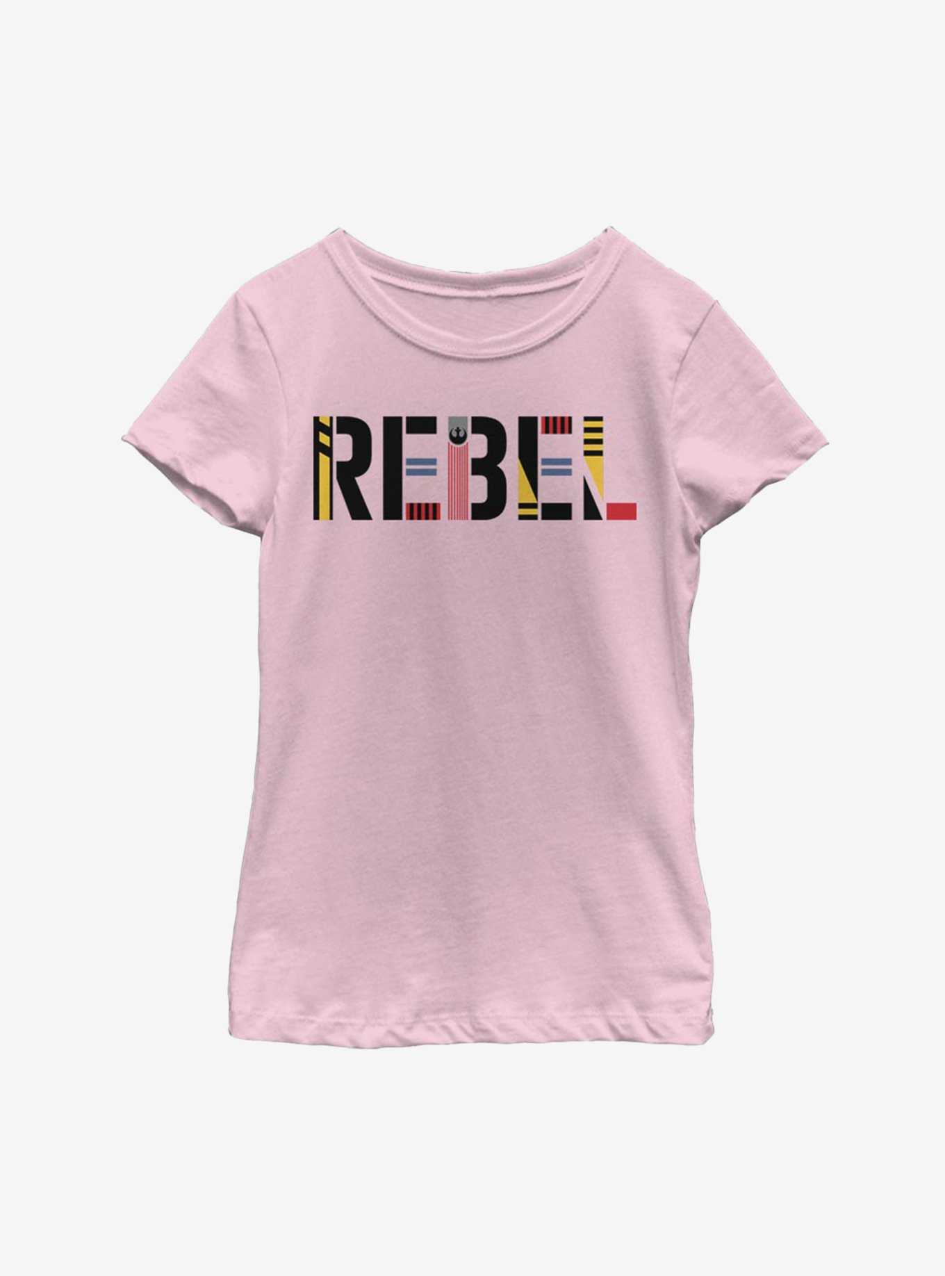 Star Wars Episode IX The Rise Of Skywalker Rebel Simple Youth Girls T-Shirt, , hi-res