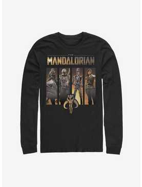 Star Wars The Mandalorian Character Panels Long-Sleeve T-Shirt, , hi-res