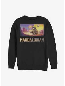 Star Wars The Mandalorian Colorful Mandalorian Landscape Sweatshirt, , hi-res