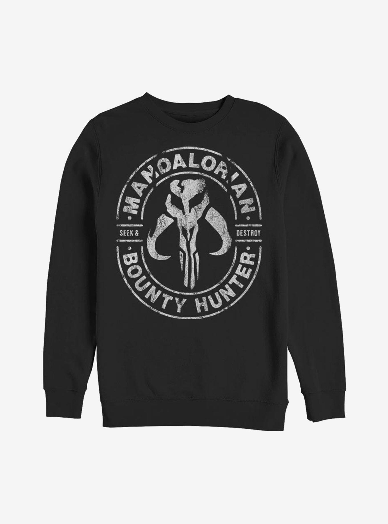 Star Wars The Mandalorian Gun for Hire Sweatshirt, BLACK, hi-res