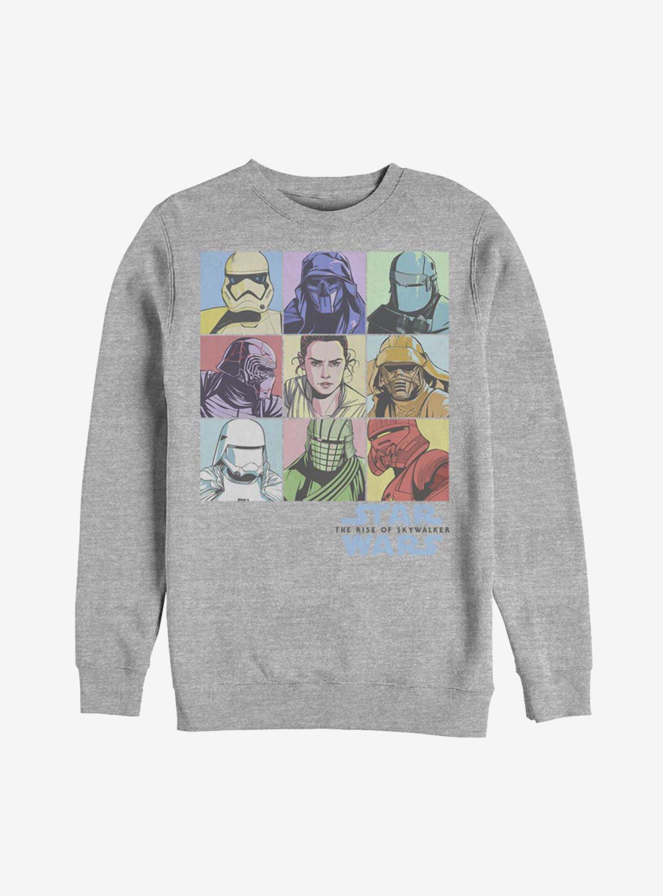 Star Wars Episode IX The Rise Of Skywalker Pastel Rey Boxes Sweatshirt, , hi-res