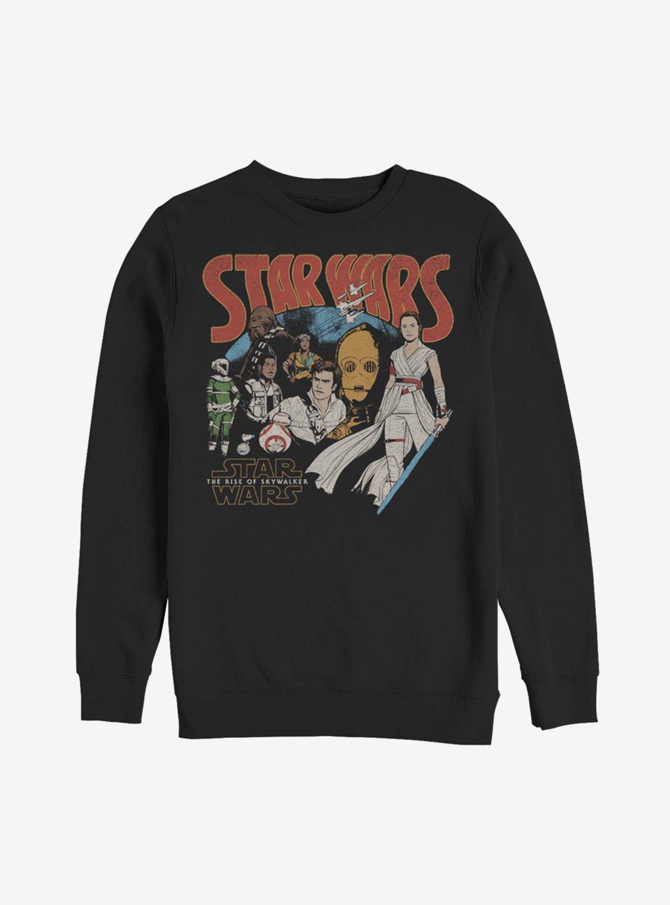 Star Wars Episode IX The Rise Of Skywalker Retro Buddies Sweatshirt, , hi-res