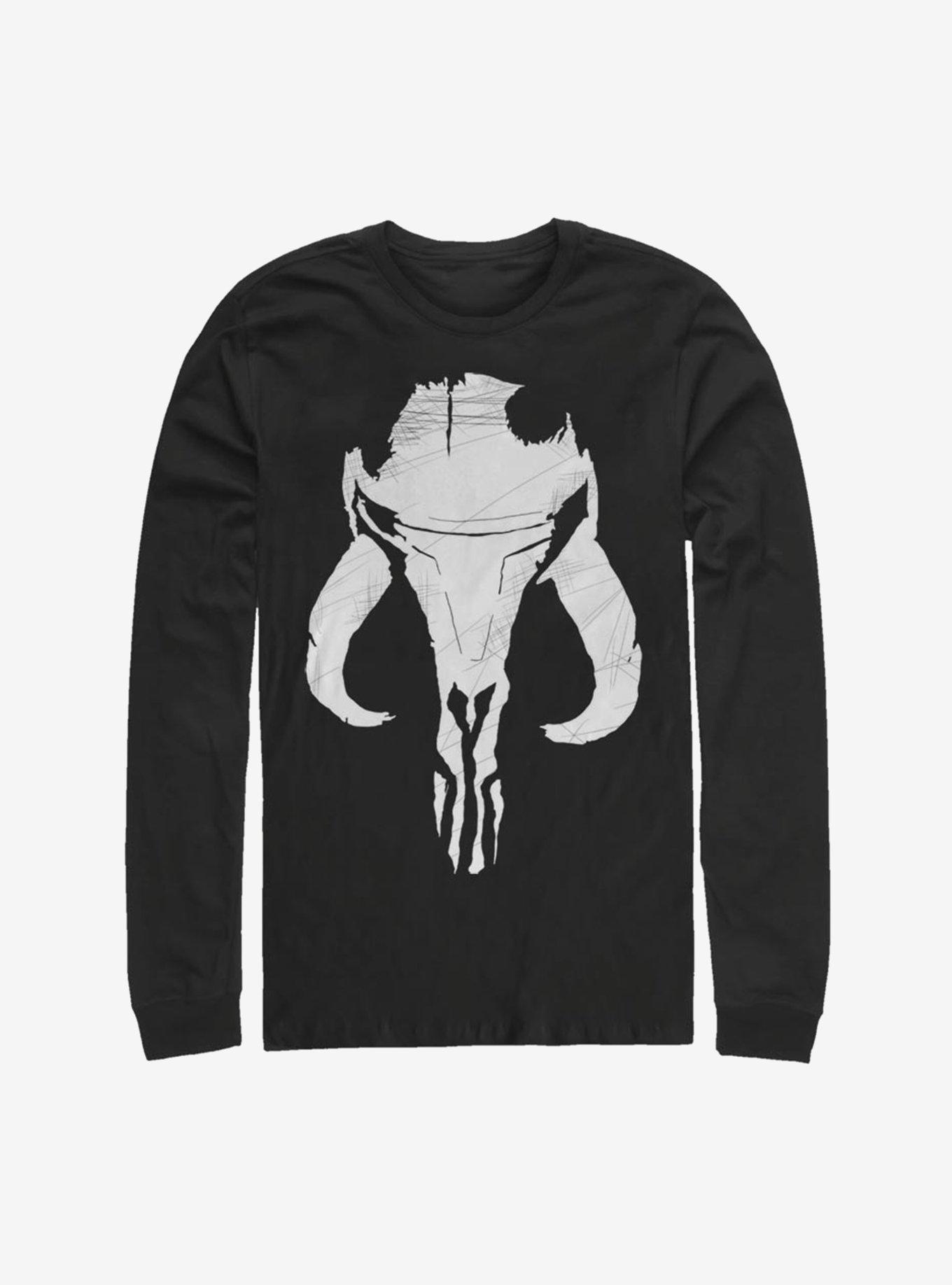 Star Wars The Mandalorian Bounty Hunter Mandalorian Mixed Symbol Long-Sleeve T-Shirt, , hi-res