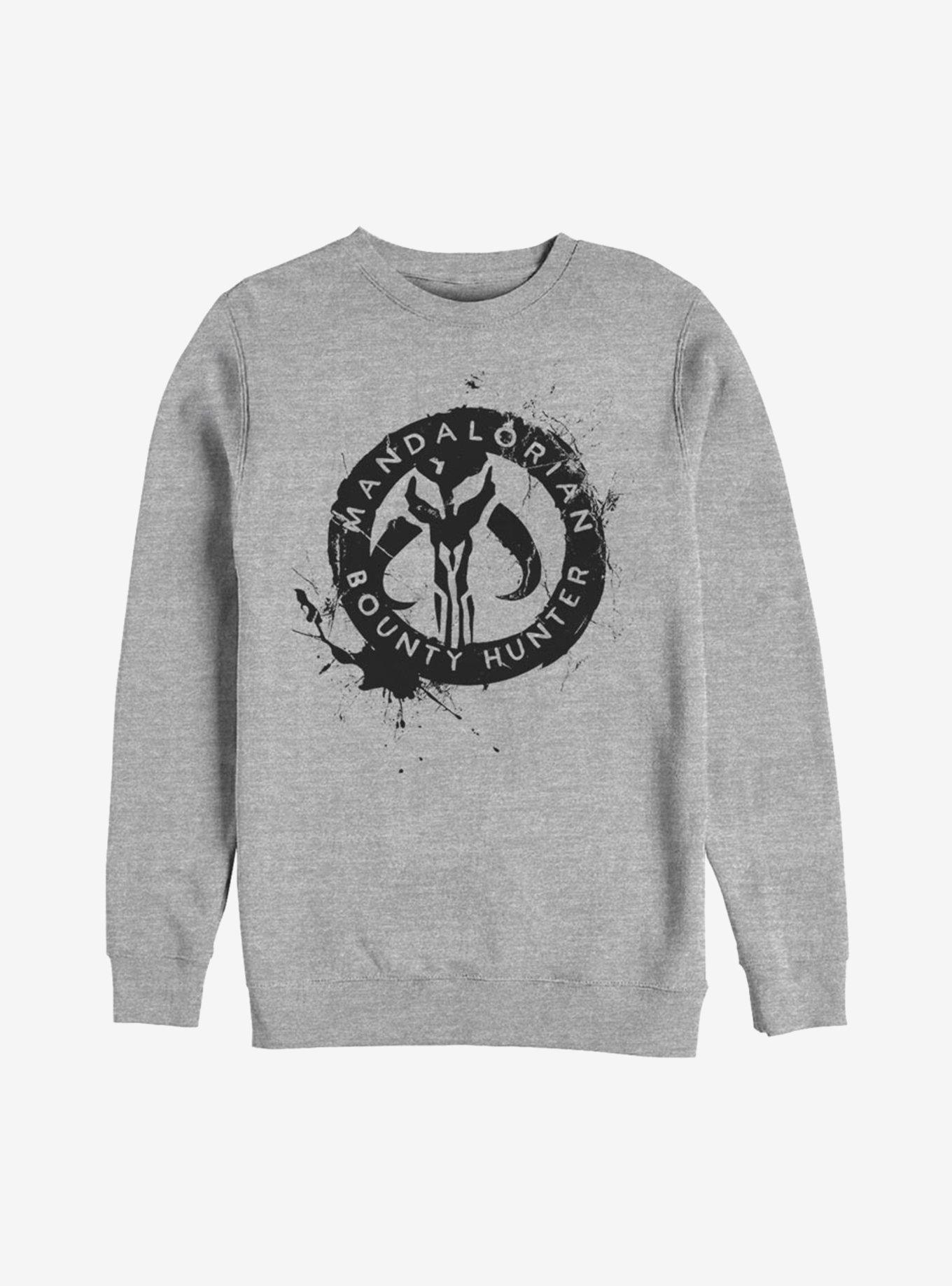 Star Wars The Mandalorian Painted Skull Sweatshirt, , hi-res