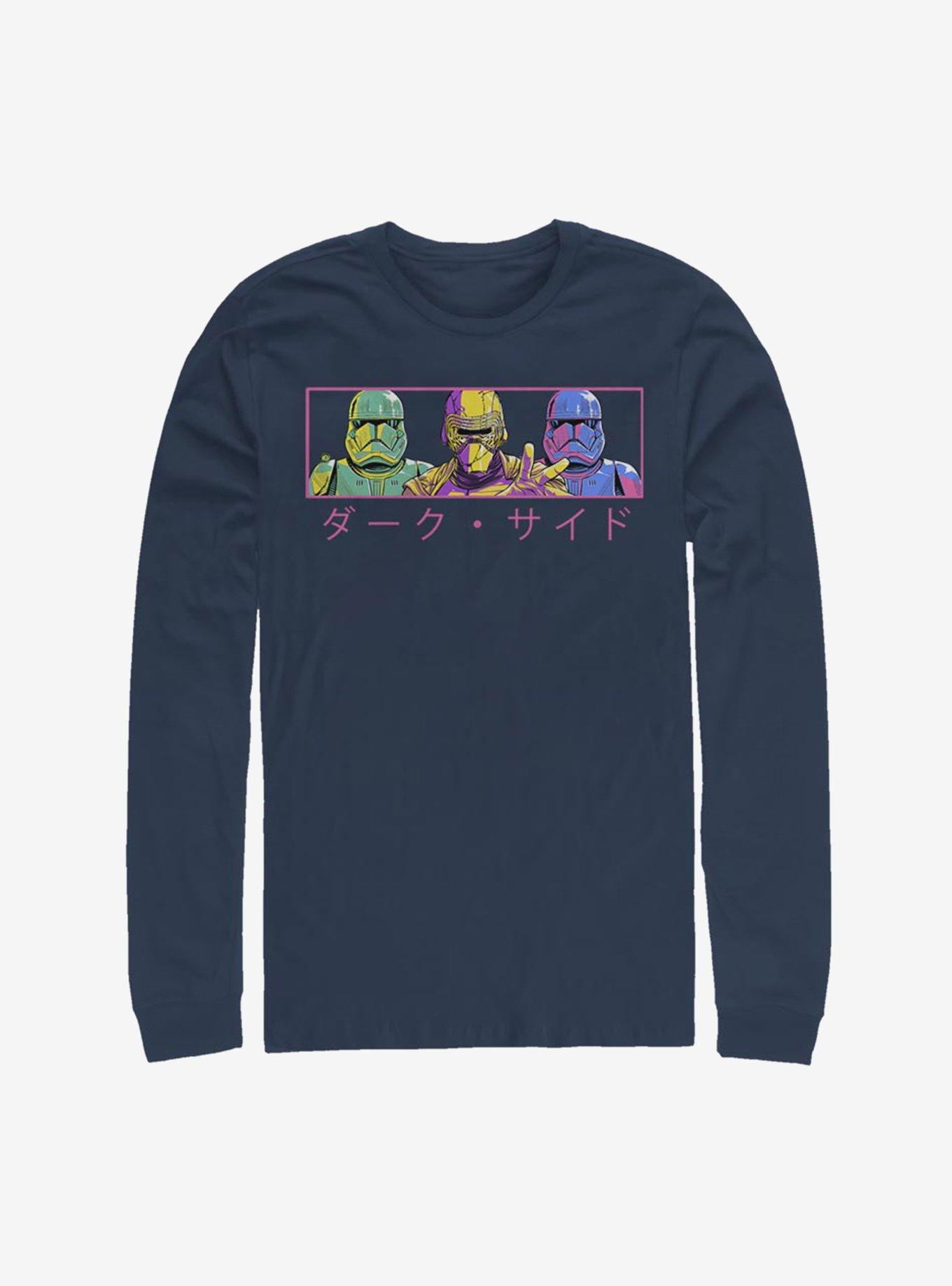 Star Wars Episode IX: The Rise Of Skywalker Line Up Japanese Text Long-Sleeve T-Shirt, , hi-res