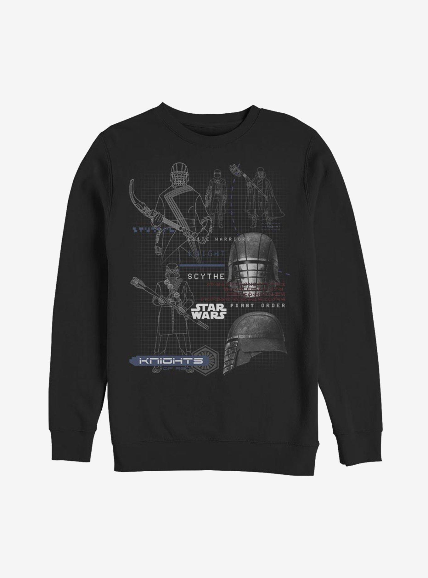 Star Wars Episode IX The Rise Of Skywalker Kylo Ren Maps Sweatshirt, BLACK, hi-res