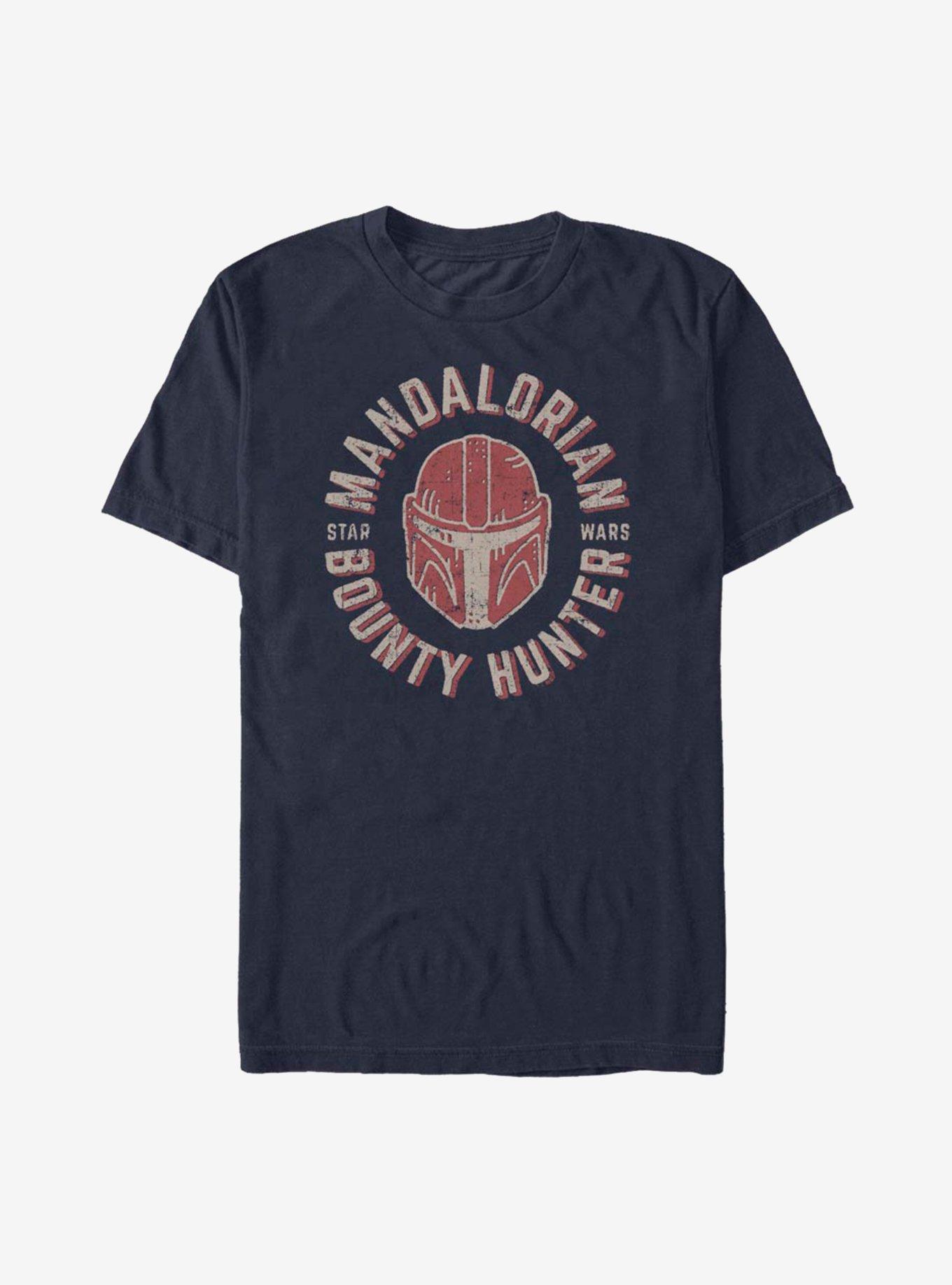 Star Wars The Mandalorian Lone Wolf T-Shirt, NAVY, hi-res