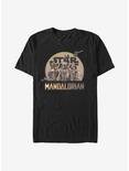 Star Wars The Mandalorian Character Action Pose T-Shirt, BLACK, hi-res