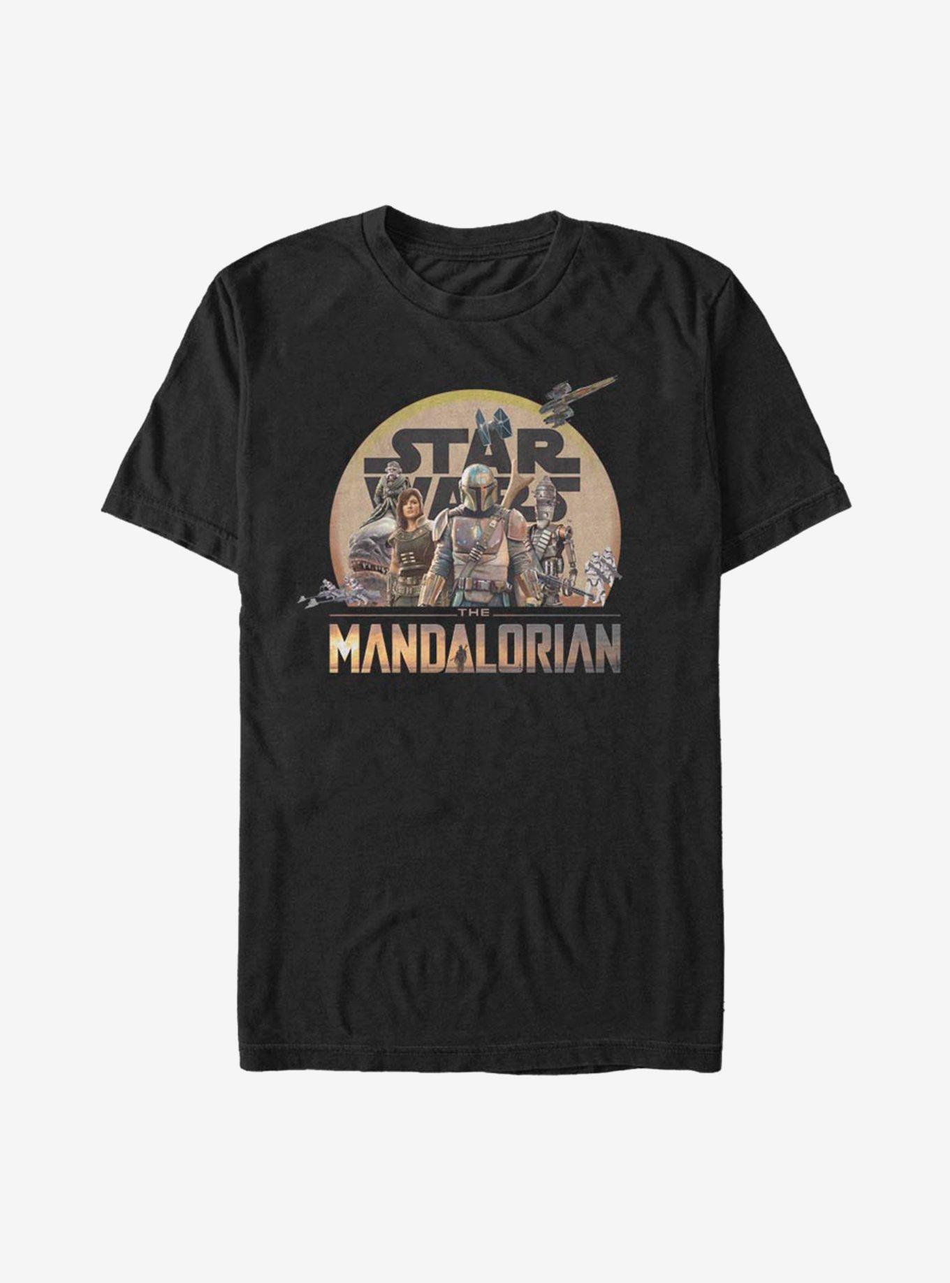 Star Wars The Mandalorian Character Action Pose T-Shirt, , hi-res