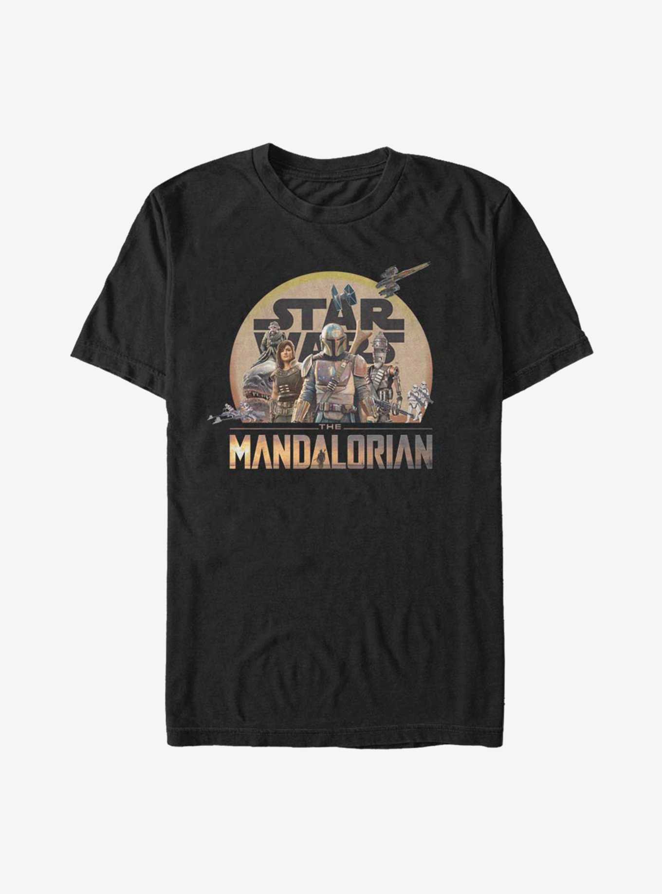 Star Wars The Mandalorian Character Action Pose T-Shirt, , hi-res