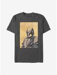 Plus Size Star Wars The Mandalorian Poster T-Shirt, CHARCOAL, hi-res