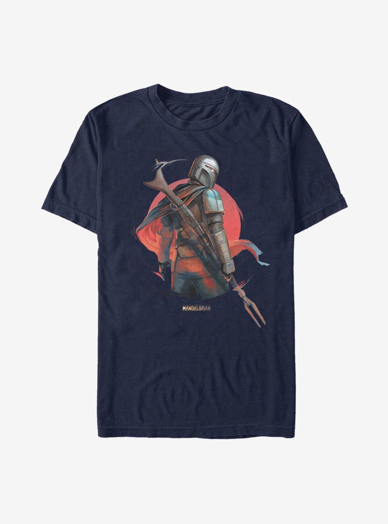 Star Wars The Mandalorian Sunrise T-Shirt, NAVY, hi-res