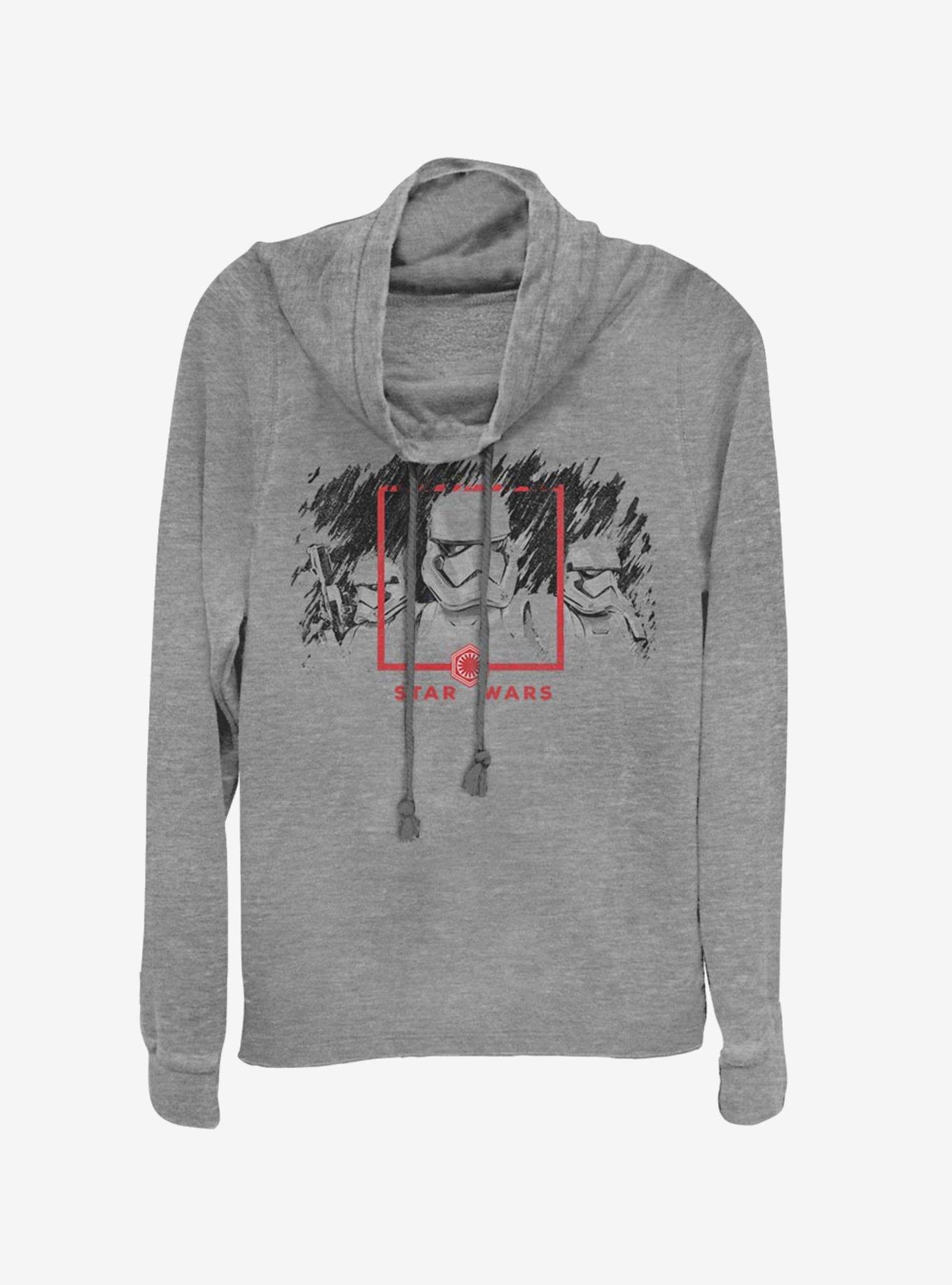 Star Wars Episode IX The Rise Of Skywalker Dawn Patrol Cowlneck Long-Sleeve Womens Top, , hi-res