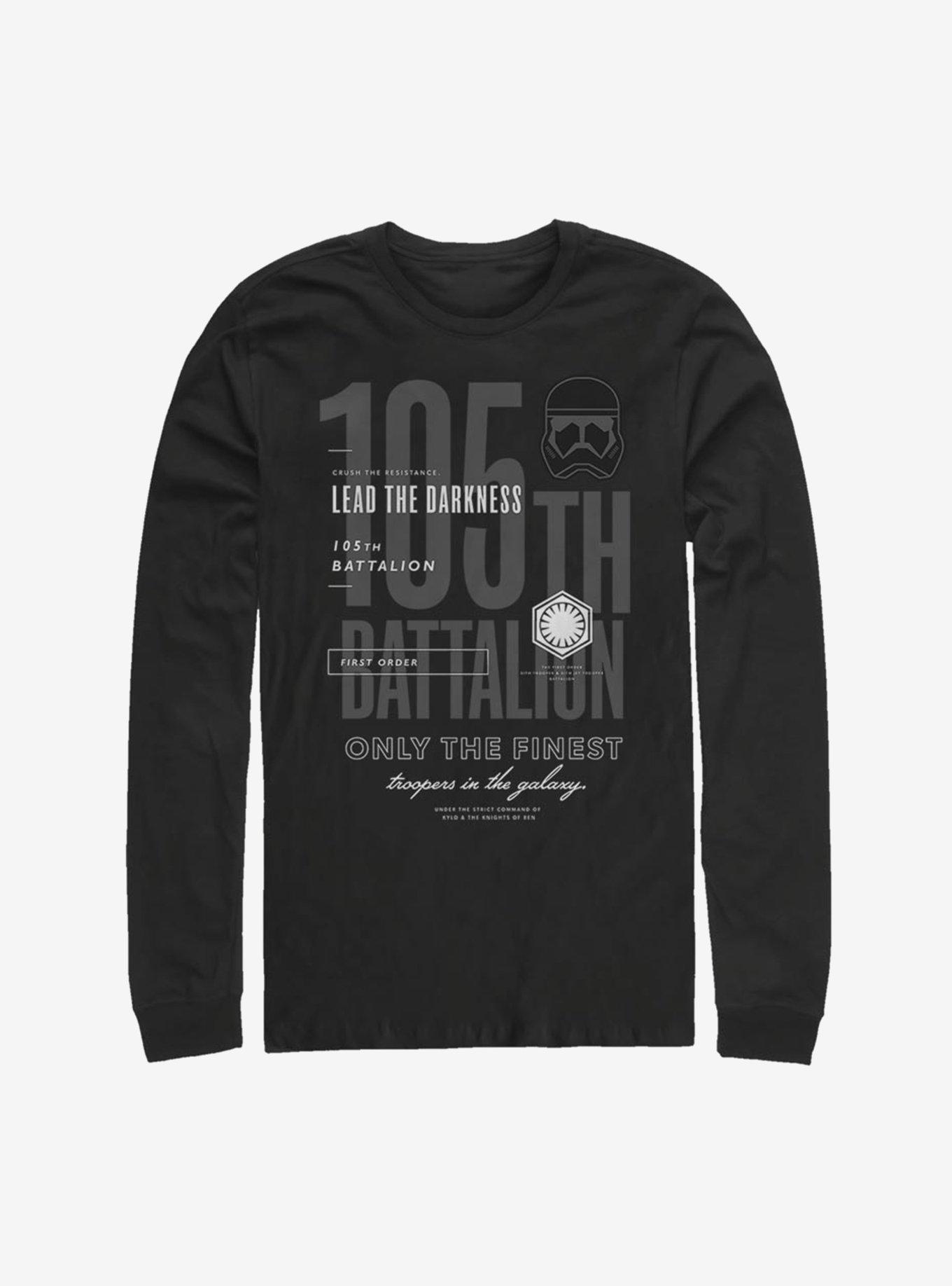 Star Wars Episode IX The Rise Of Skywalker Lead Darkness Long-Sleeve T-Shirt, BLACK, hi-res