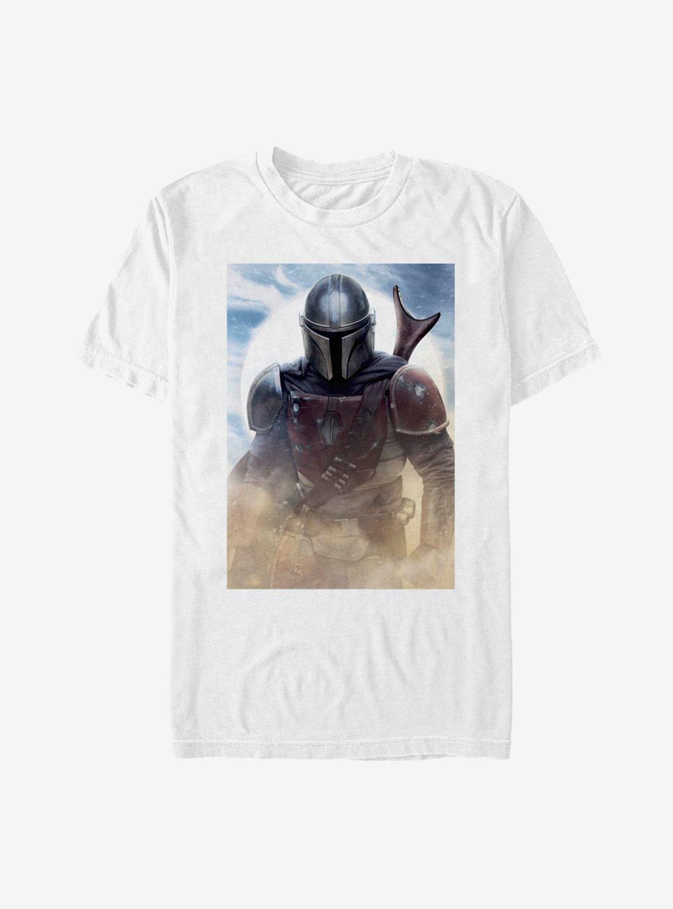 Star Wars The Mandalorian Warrior Poster T-Shirt, , hi-res