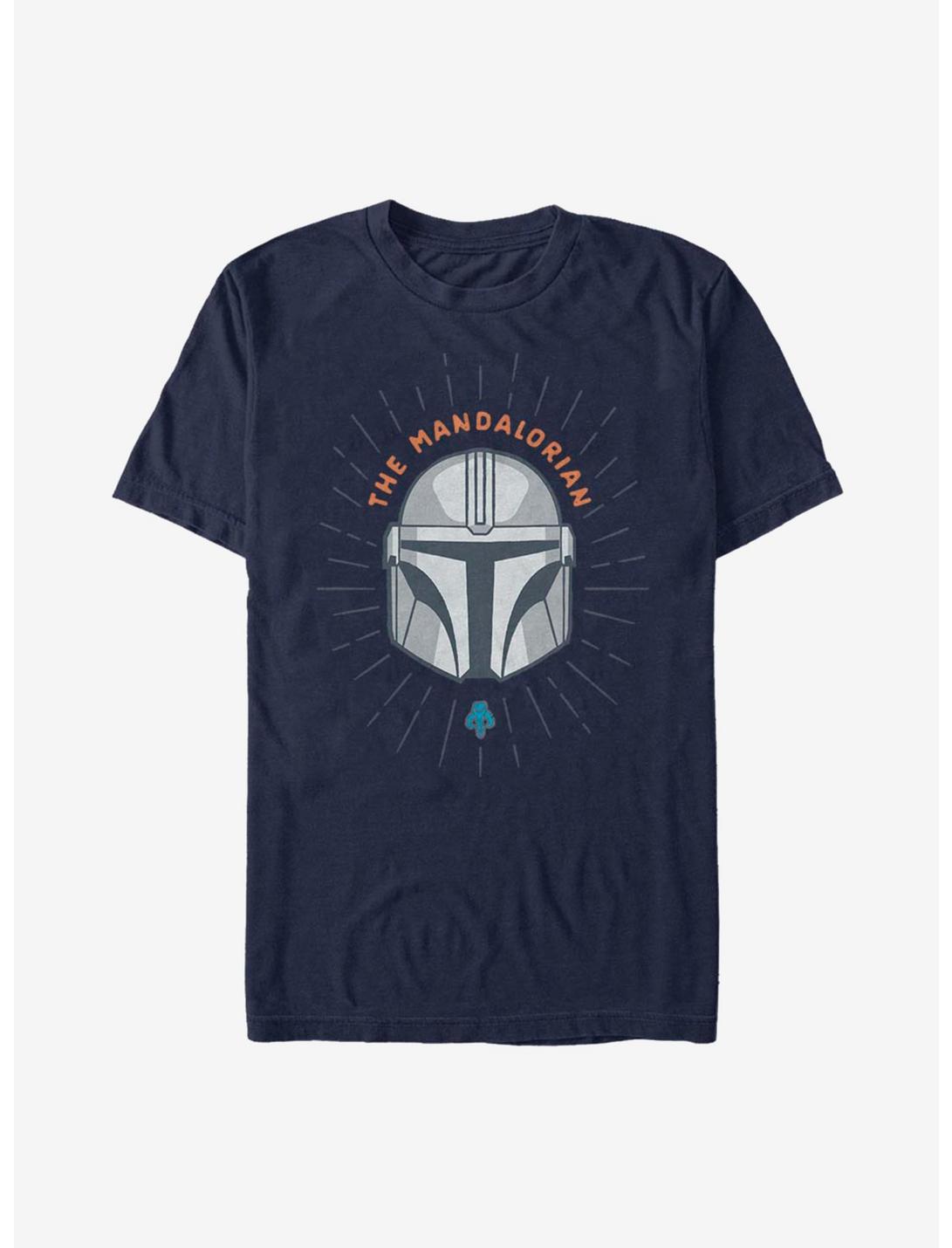 Star Wars The Mandalorian Simple Shield T-Shirt, NAVY, hi-res