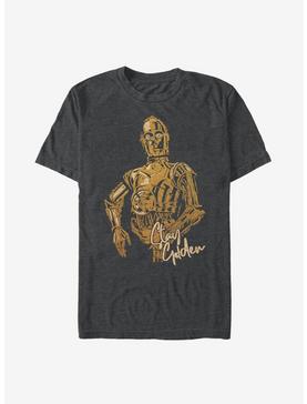 Star Wars Episode IX The Rise Of Skywalker C3PO Stay Golden T-Shirt, , hi-res
