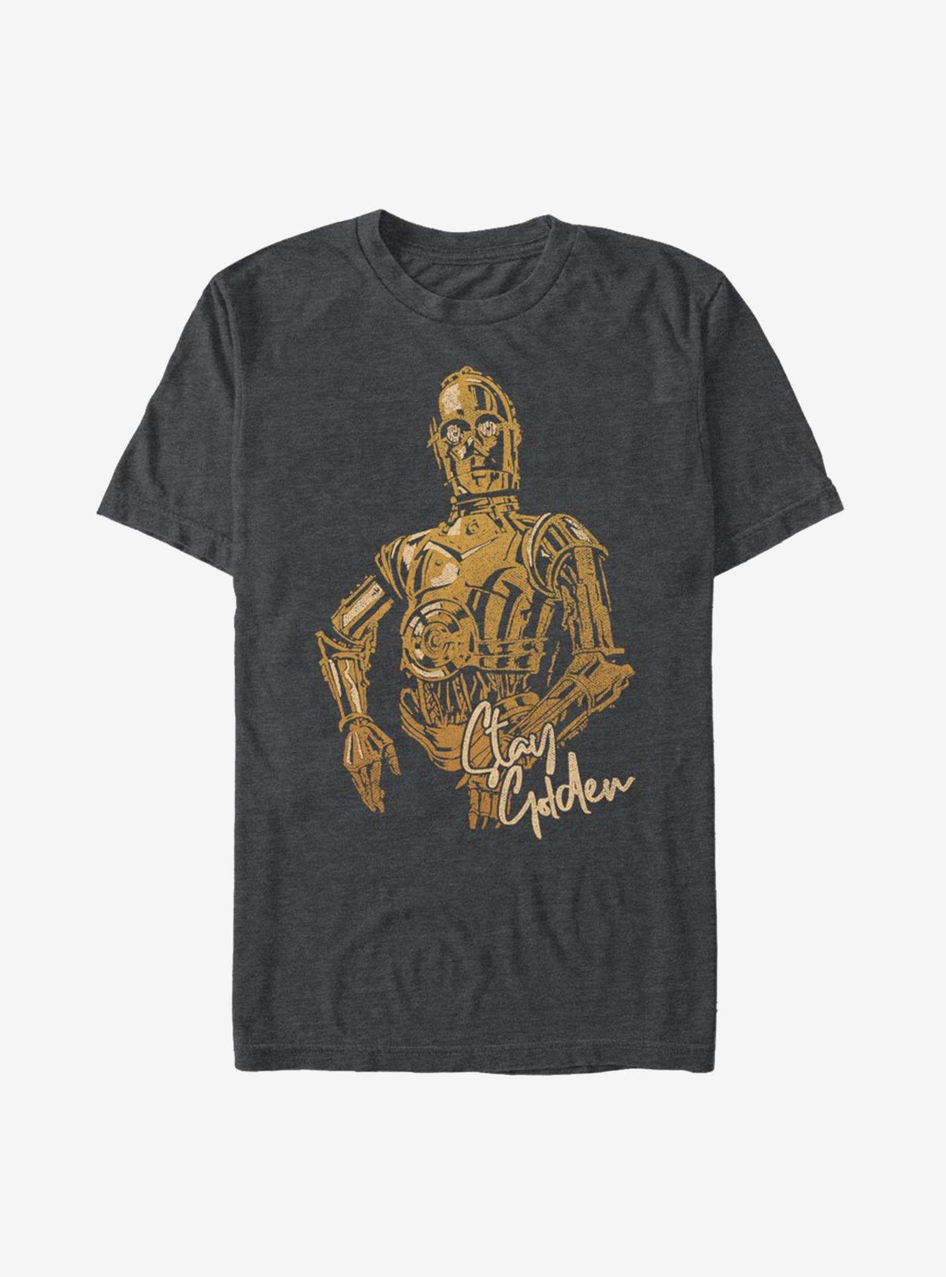 Star Wars Episode IX The Rise Of Skywalker C3PO Stay Golden T-Shirt, , hi-res